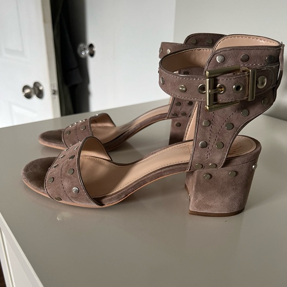 Vince Camuto Shoes - Vince Camuto Rock Stud inspired block heel